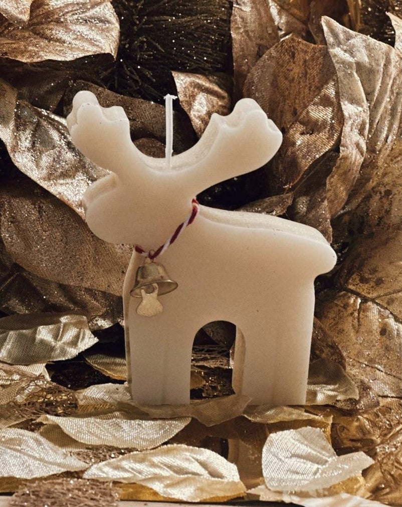 Winter Candle Pack #2 - Santa + 2 Reindeer